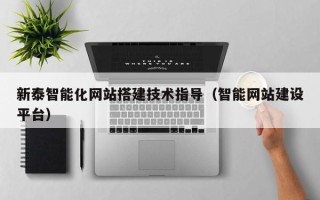 秦皇岛新泰智能化网站搭建技术指导（智能网站建设平台）